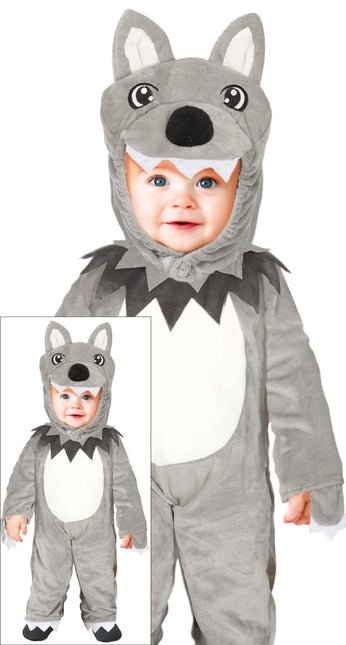 Halloween Onesie Baby Wolf van Fiestas Guirca koop je bij Partywinkel