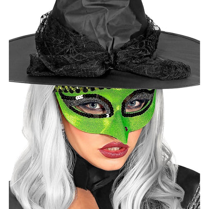 Halloween Oogmasker Heks van Widmann koop je bij Partywinkel