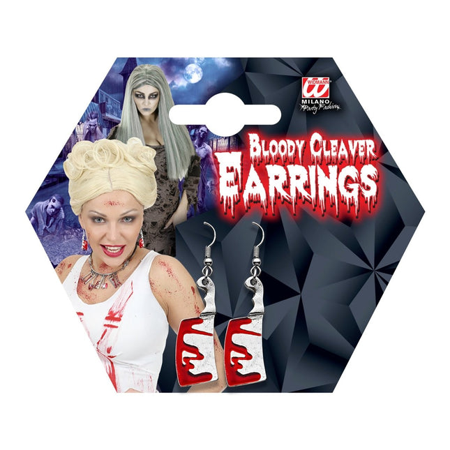 Halloween Oorbellen Hakmes van Widmann koop je bij Partywinkel