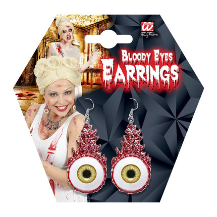 Halloween Oorbellen Oogbal van Widmann koop je bij Partywinkel