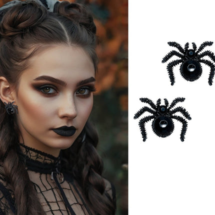 Halloween Oorbellen Spinnen 2,5cm van Fiestas Guirca koop je bij Partywinkel