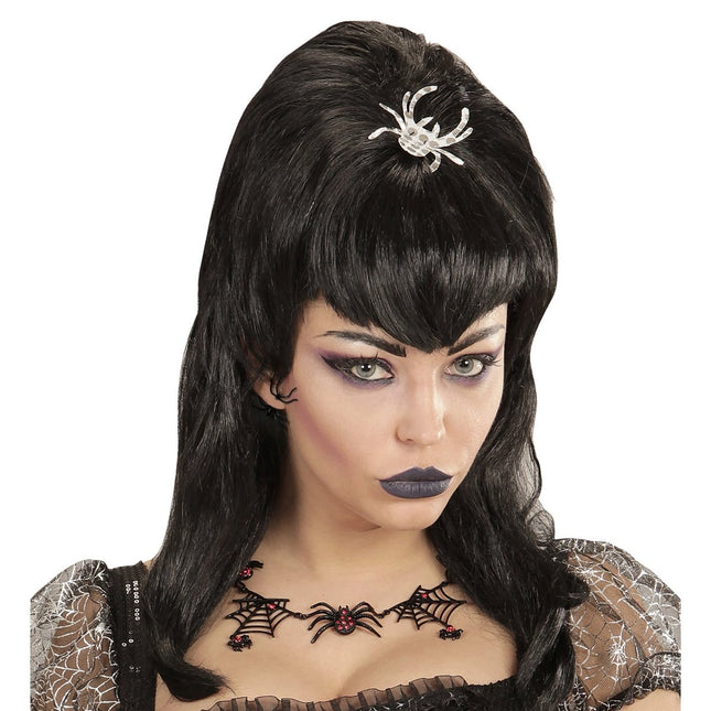 Halloween Oorbellen Zwart Spinnen van Widmann koop je bij Partywinkel