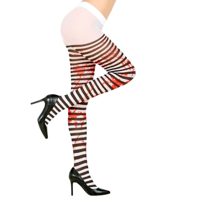 Halloween Panty Wit Zwart Bloed van Widmann koop je bij Partywinkel