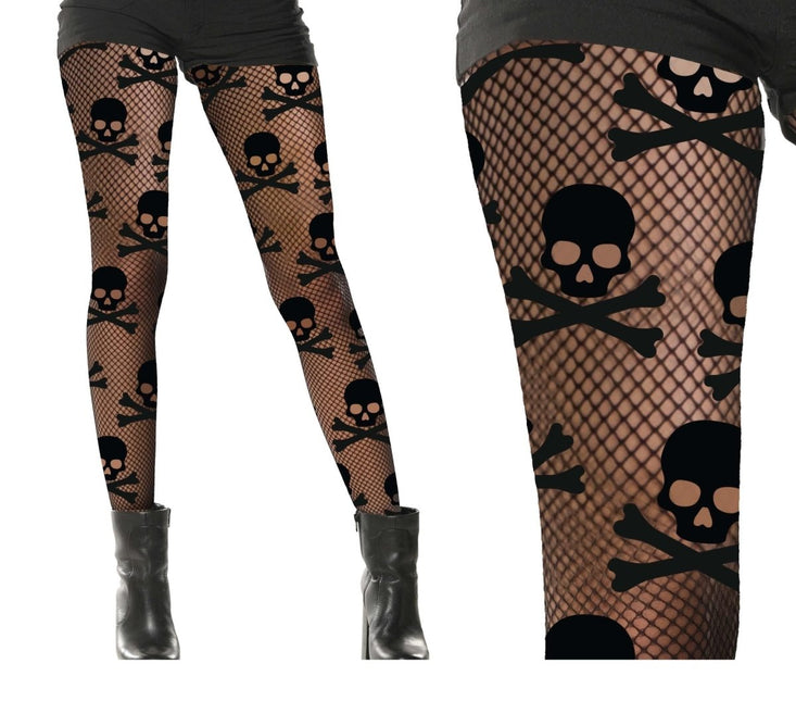 Halloween Panty Zwart Schedels van Fiestas Guirca koop je bij Partywinkel