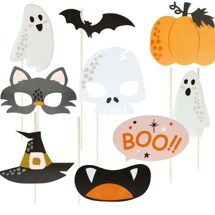 Halloween Photobooth Props 15cm 10st van Fiestas Guirca koop je bij Partywinkel