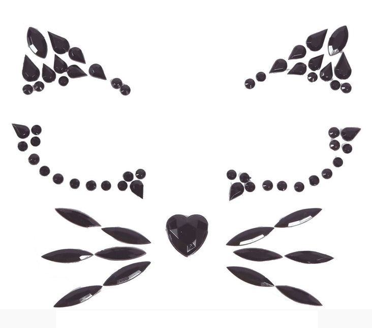 Halloween Plak Diamantjes Kat van Fiestas Guirca koop je bij Partywinkel