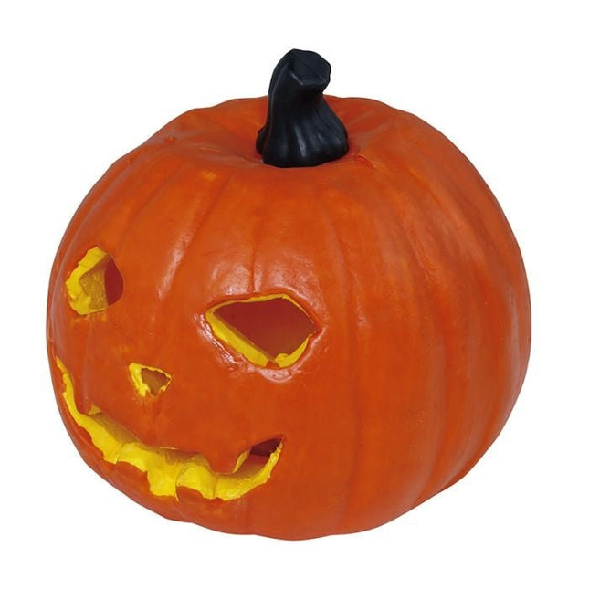 Halloween Pompoen Licht Oranje 16cm van Fiestas Guirca koop je bij Partywinkel