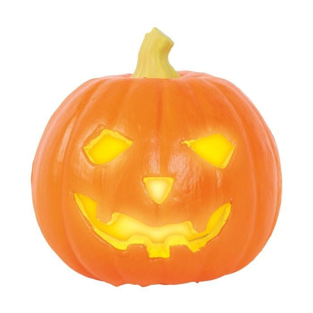 Halloween Pompoen Licht Oranje 16cm van Fiestas Guirca koop je bij Partywinkel