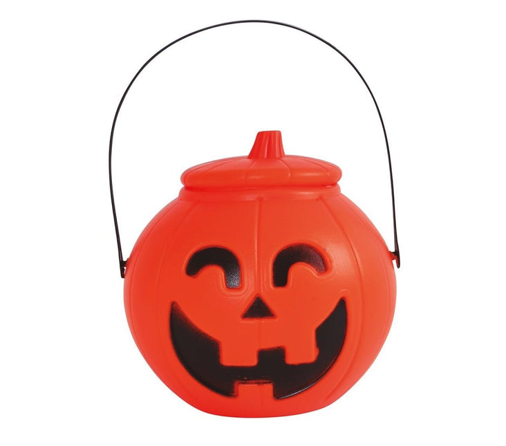 Halloween Pompoen met Deksel 17cm van Fiestas Guirca koop je bij Partywinkel