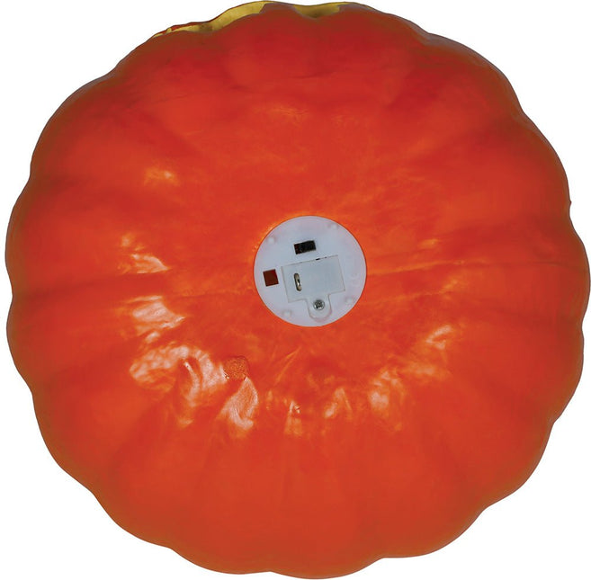 Halloween Pompoen Oranje Foam Met Licht 28cm van Fiestas Guirca koop je bij Partywinkel