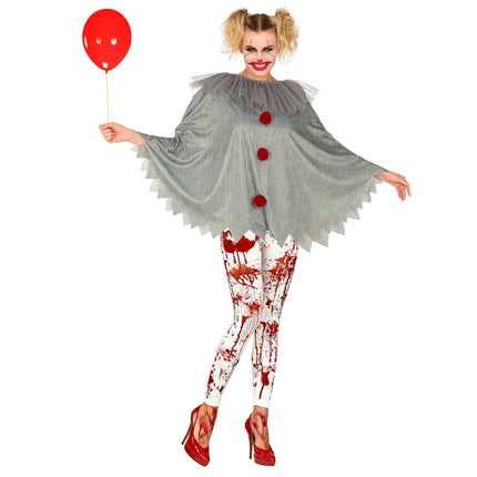 Halloween Poncho Clown van Widmann koop je bij Partywinkel