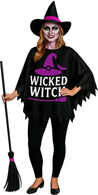 Halloween Poncho Dames Goede Geks van Fiestas Guirca koop je bij Partywinkel