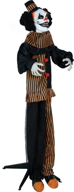 Halloween Pop Clown Met Licht, Geluid En Beweging 1,7m van Fiestas Guirca koop je bij Partywinkel