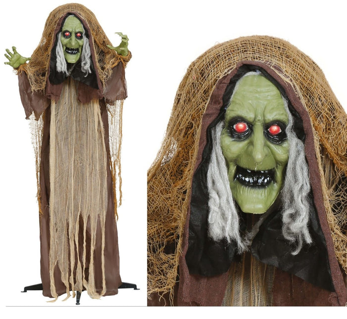 Halloween Pop Heks 1,45m van Fiestas Guirca koop je bij Partywinkel