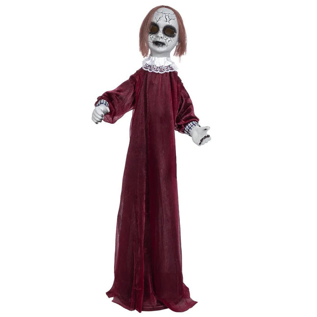 Halloween Pop Lachende Dolly 90cm van Boland koop je bij Partywinkel