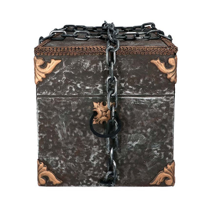 Halloween Pop Piraten Schatkist Met Beweging, Licht en Geluid 50cm van Boland koop je bij Partywinkel