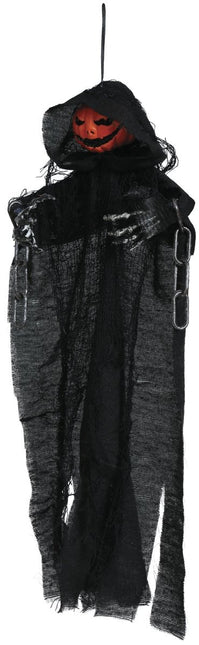 Halloween Pop Pompoen Met Cape 50cm van Fiestas Guirca koop je bij Partywinkel