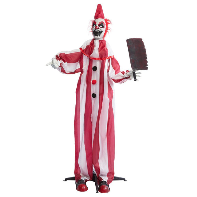Halloween Pop Rood Wit Clown 1,8m van Boland koop je bij Partywinkel