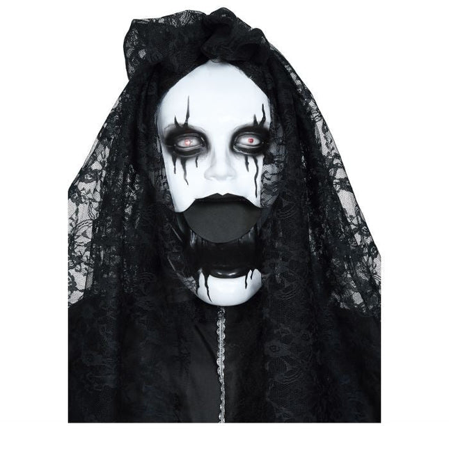 Halloween Pop Schoonmaakster Met Licht, Geluid En Beweging 1,7m van Fiestas Guirca koop je bij Partywinkel