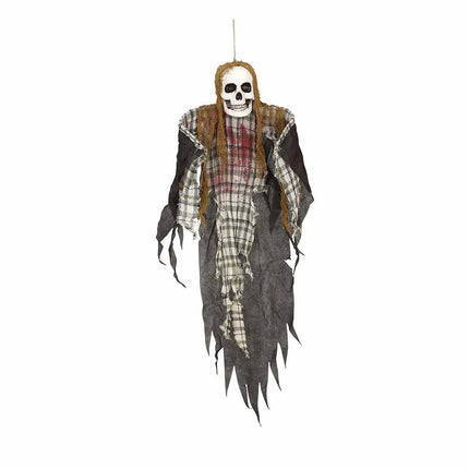 Halloween Pop Skelet Geruit 1,2m van Fiestas Guirca koop je bij Partywinkel