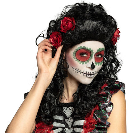 Halloween Pruik Catrina van Boland koop je bij Partywinkel