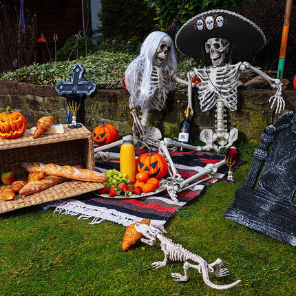 Halloween Pruik Grijs van Boland koop je bij Partywinkel