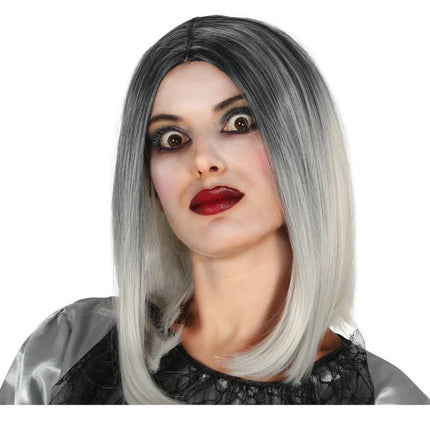 Halloween Pruik Grijs Blond van Fiestas Guirca koop je bij Partywinkel