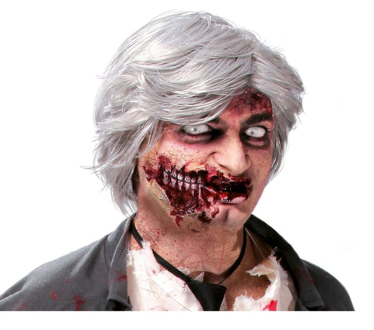 Halloween Pruik Grijs Man van Fiestas Guirca koop je bij Partywinkel