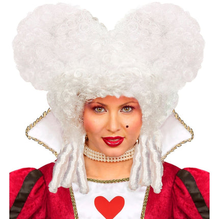 Halloween Pruik Wit Barok van Widmann koop je bij Partywinkel