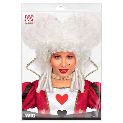Halloween Pruik Wit Barok van Widmann koop je bij Partywinkel