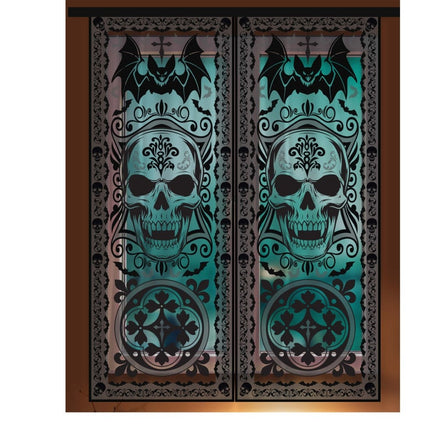 Halloween Raamsticker Gotisch 2,13m van Fiestas Guirca koop je bij Partywinkel