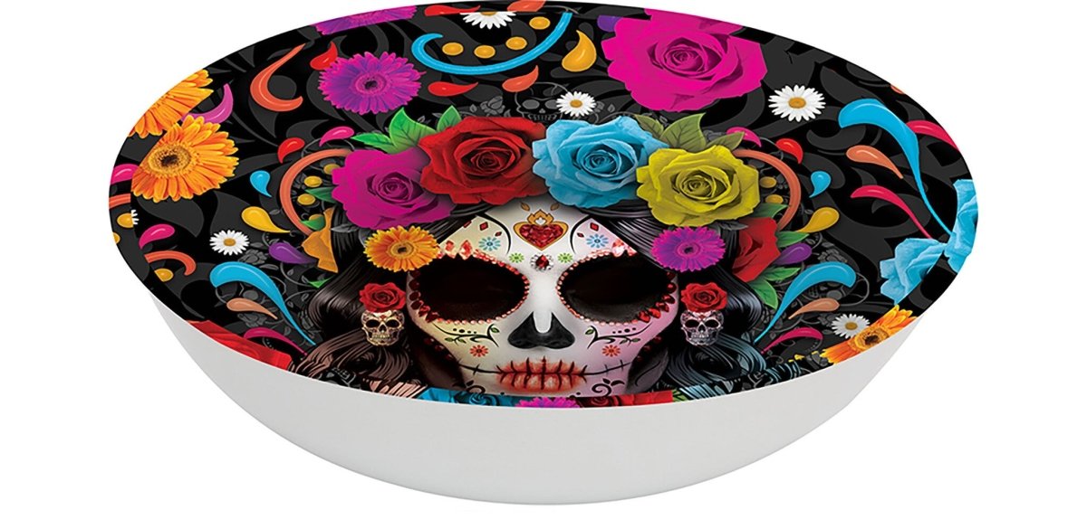 Halloween Schaal Doodshoofd 32cm van Fiestas Guirca koop je bij Partywinkel