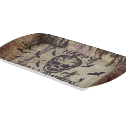 Halloween Schedel Dienblad 39cm van Fiestas Guirca koop je bij Partywinkel