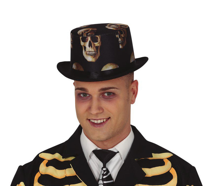 Halloween Schedel Hoed van Fiestas Guirca koop je bij Partywinkel