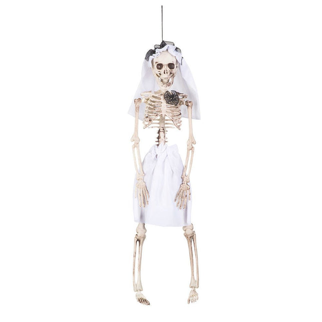 Halloween Skelet Bruid 40cm van Boland koop je bij Partywinkel