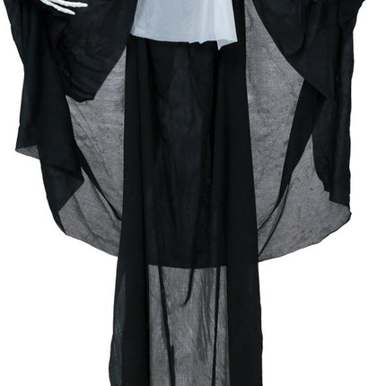 Halloween Skelet Hangende Non Met Licht 1,15m van Fiestas Guirca koop je bij Partywinkel