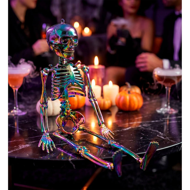 Halloween Skelet Regenboog 28cm van Widmann koop je bij Partywinkel
