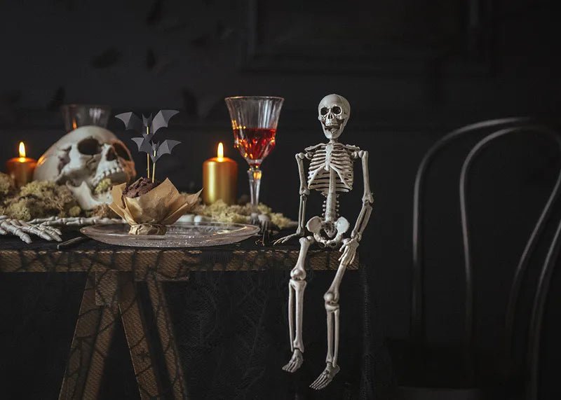 Halloween Skelet Wit 40cm van Partydeco koop je bij Partywinkel