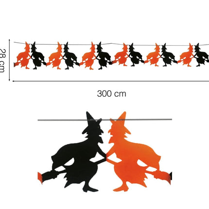 Halloween Slinger Heksen 3m van Fiestas Guirca koop je bij Partywinkel