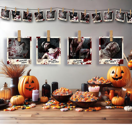Halloween Slinger Misdaad Foto's 2,74m van Fiestas Guirca koop je bij Partywinkel