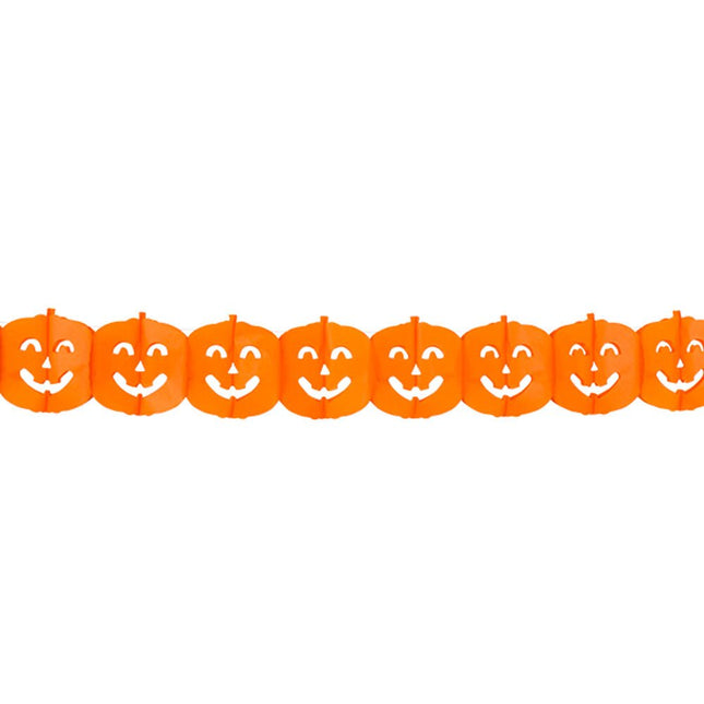 Halloween Slinger Pompoen 4m van Boland koop je bij Partywinkel