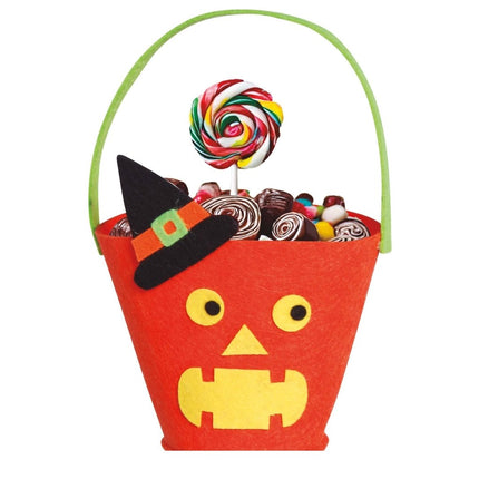 Halloween Snoep Emmer Pompoen 20cm van Fiestas Guirca koop je bij Partywinkel