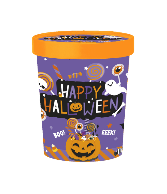 Halloween Snoepbakje Happy Halloween 12cm van Paper Dreams koop je bij Partywinkel