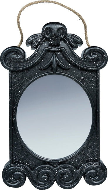 Halloween Spiegel Met Beeld, Licht En Beweging 45cm van Fiestas Guirca koop je bij Partywinkel