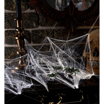 Halloween Spinnenweb Met Spinnen van Widmann koop je bij Partywinkel