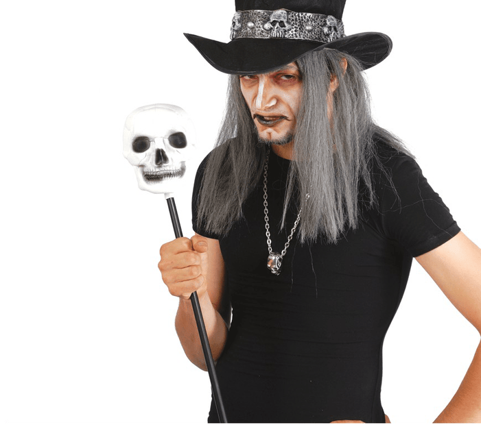 Halloween Staf Schedel 60cm van Fiestas Guirca koop je bij Partywinkel