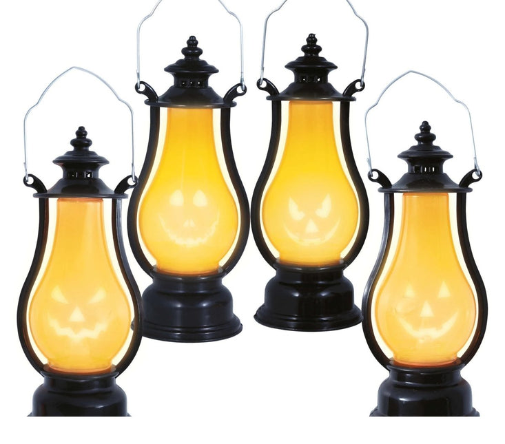 Halloween Tafeldecoratie Lantaarn Pompoen 16cm van Fiestas Guirca koop je bij Partywinkel