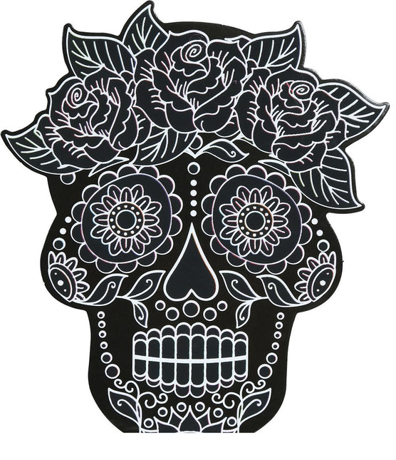 Halloween Tafeldecoratie Zwart Mexicaanse Silhouetten 12cm 6st van Fiestas Guirca koop je bij Partywinkel