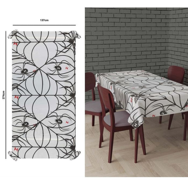 Halloween Tafelkleed Spinnenweb 2,7m van Fiestas Guirca koop je bij Partywinkel