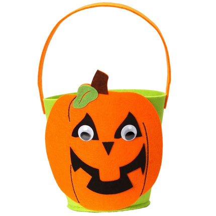 Halloween Tas Pompoen Stof van Widmann koop je bij Partywinkel